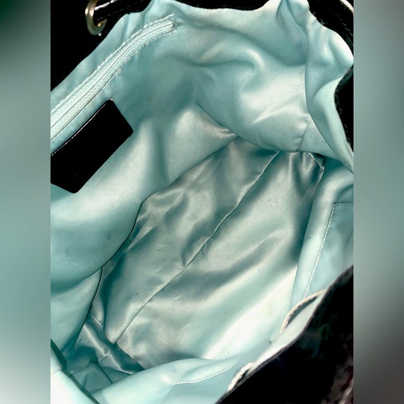 COACH 25676 Daisy Outline Signature Metallic Drawstring Bucket Bag - Picture 3 of 8